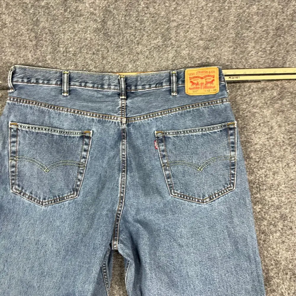 Levis 550‎ Jeans Mens Size W42 L29 Blue Relaxed Fit Tapered Denim Casual